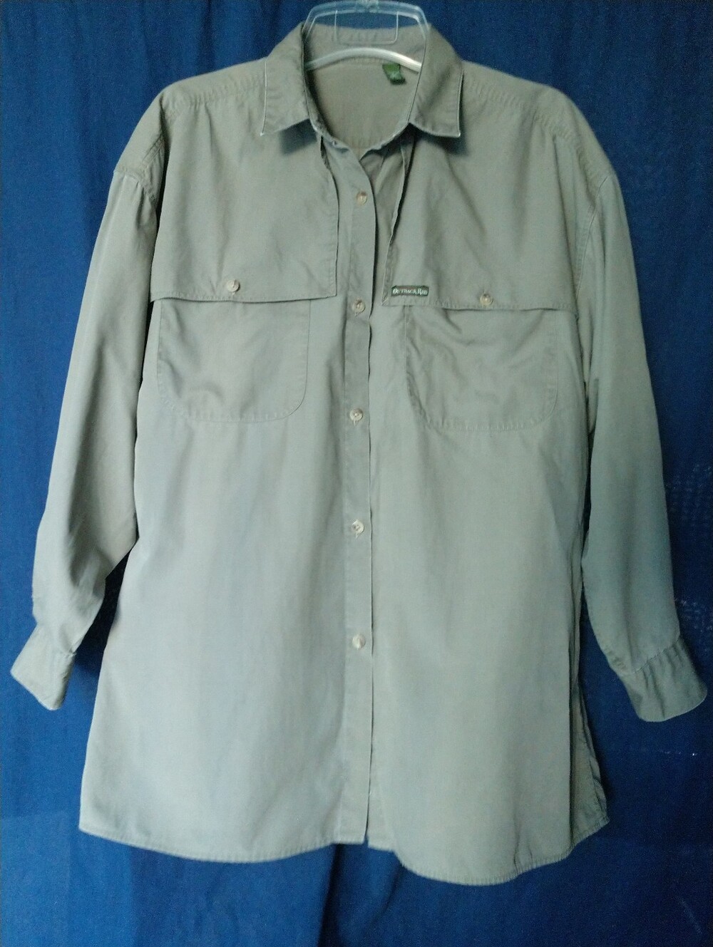 FLAW Vintage Women's Outback Red Outdoor Shirt Green Oversize Medium Gorpcore